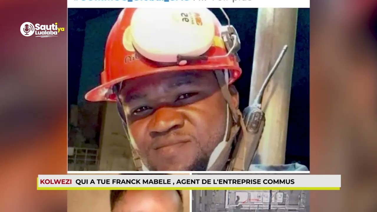 🚨KOLWEZI : Réaction  de la famille de feu #FRANCK MABELE, agent de l'entreprise #COMMUS