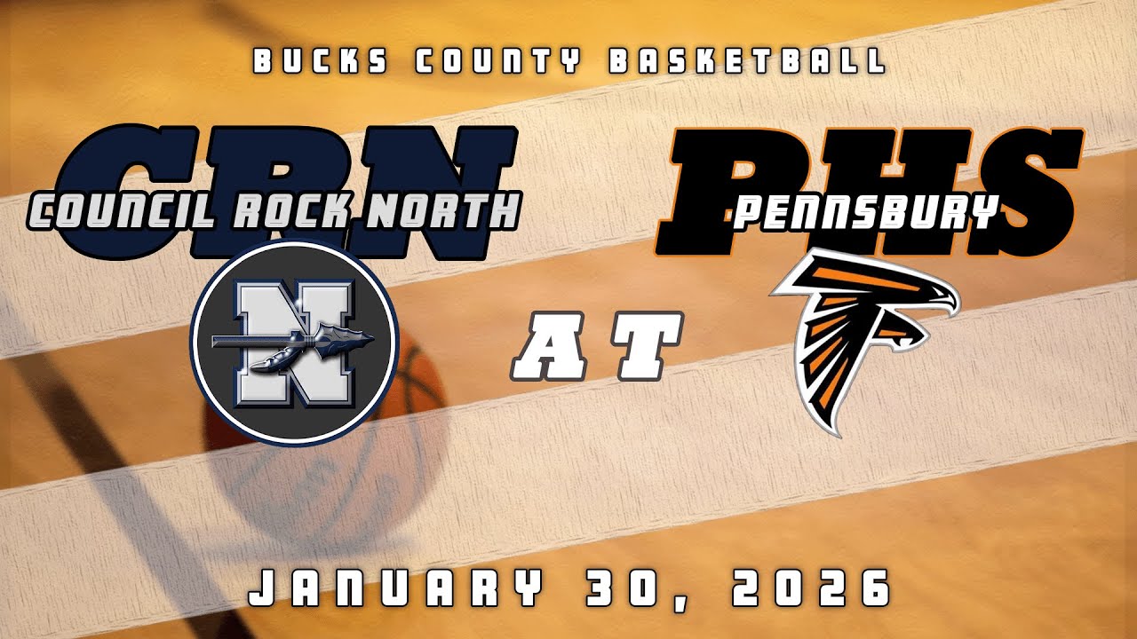 High School Basketball | Council Rock North Indians Boys at Pennsbury Falcons 1/30/26