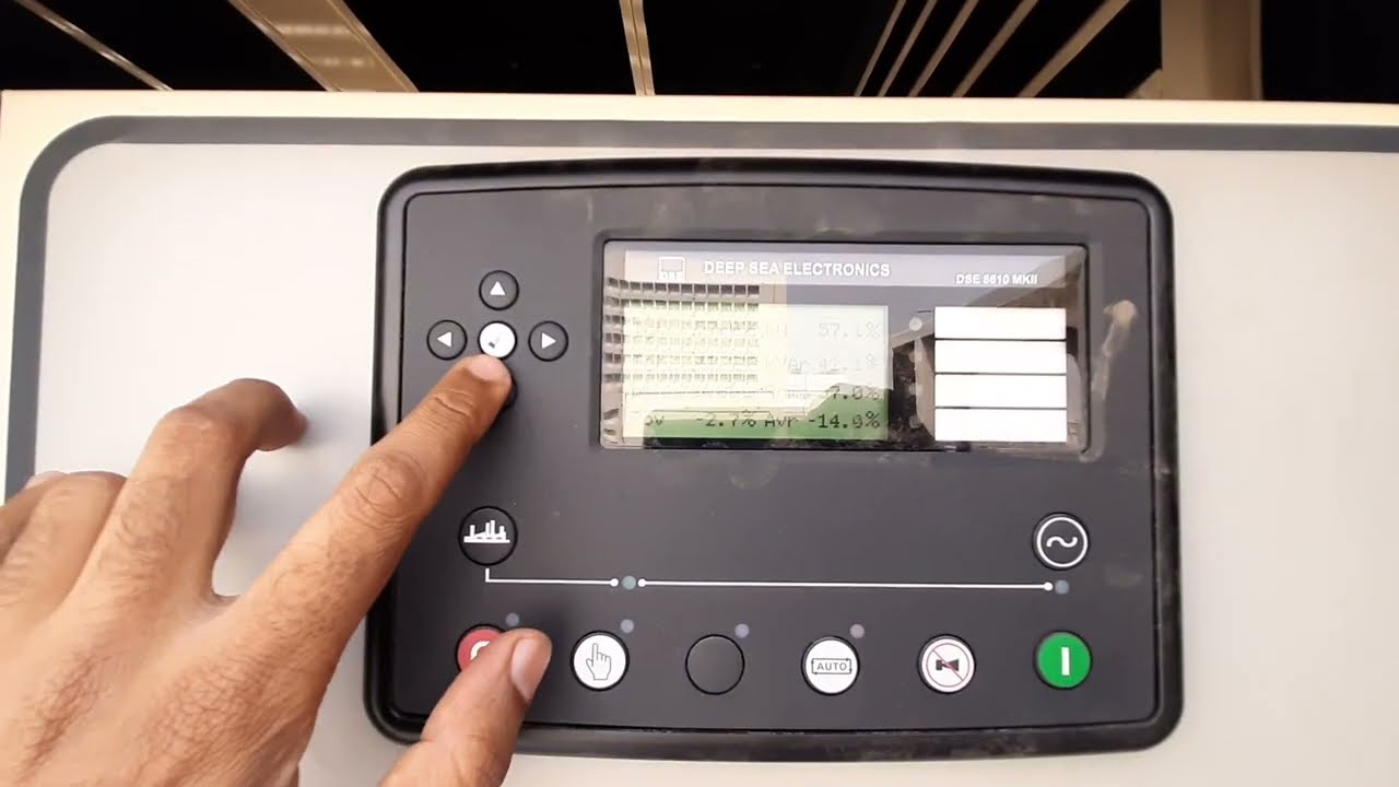 DSE 8610 synchronizing parameter test #DSE8610MKII genenrator to genenrator synchronizing system