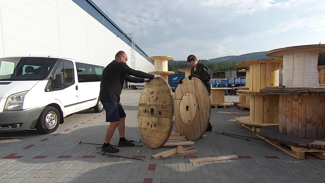 INDUSTRY 5.0 - WOODEN CABLE DRUM Dismanting - TYPE II