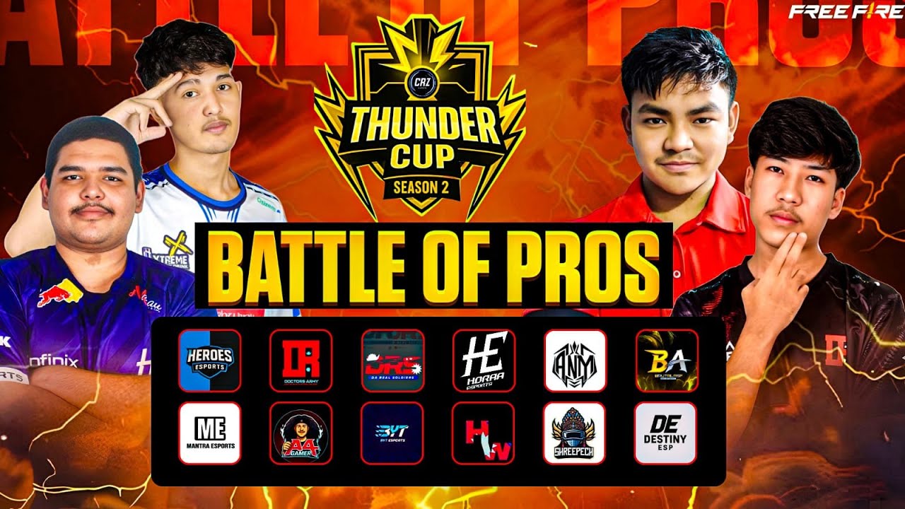 THUNDER CUP SEASON-2 :| PRO DIVISION FINALS | FT- HORAA, DRS, ME, DR, A4