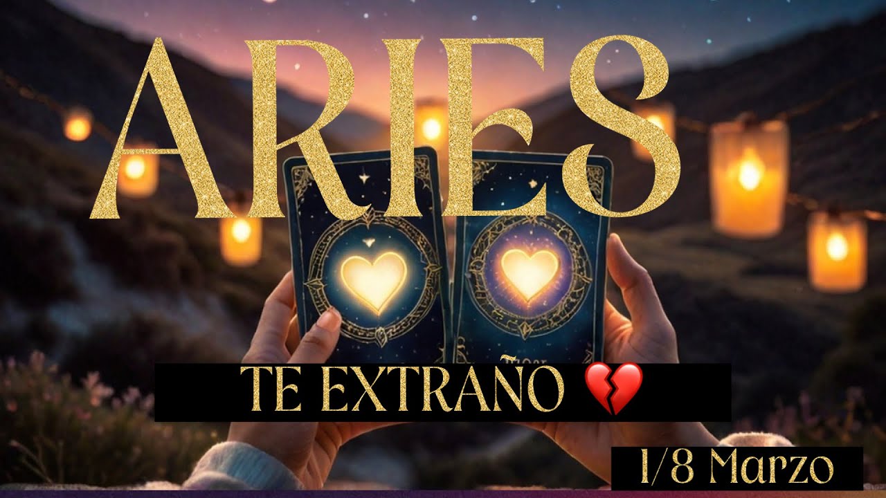 Aries ♈ Te extraña más de lo que quiere admitir😱💔