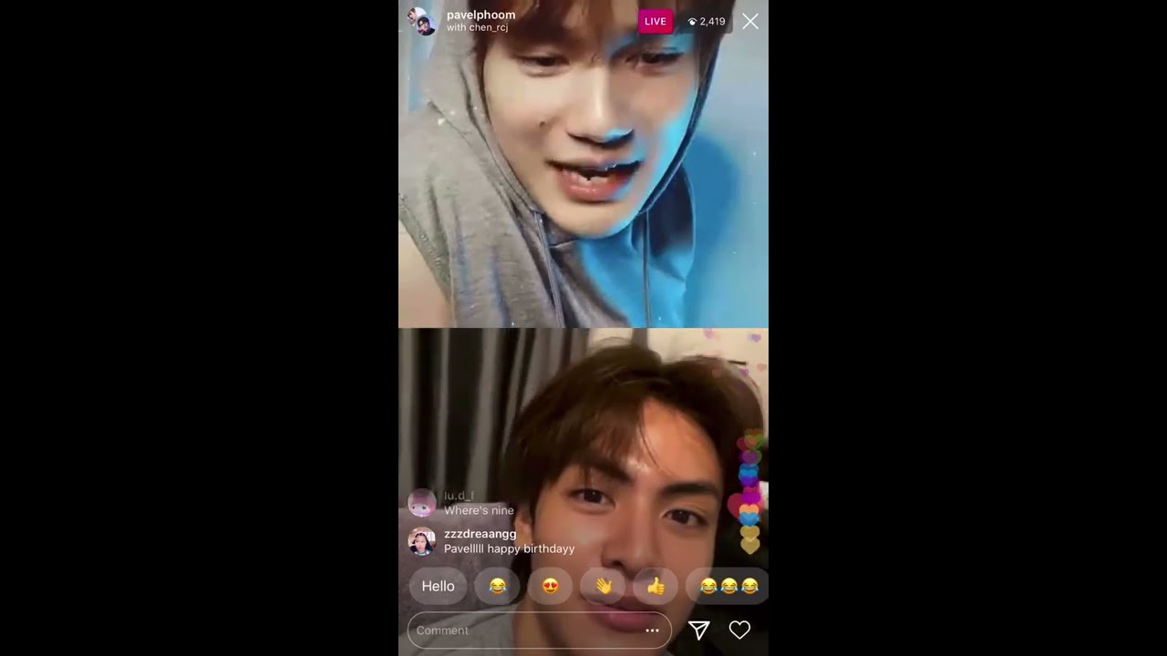 PAVEL NARET IG Live with 2Moons2 Cast Dome, Nine, Joong, Earth, Ben | May 6, 2020 #PavelDome