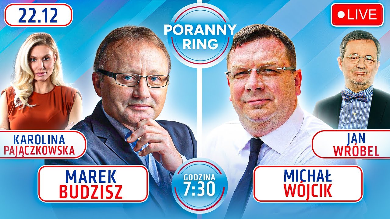🔴 PORANNY RING 7:30 - MAREK BUDZISZ, MICHAŁ W&Oacute;JCIK