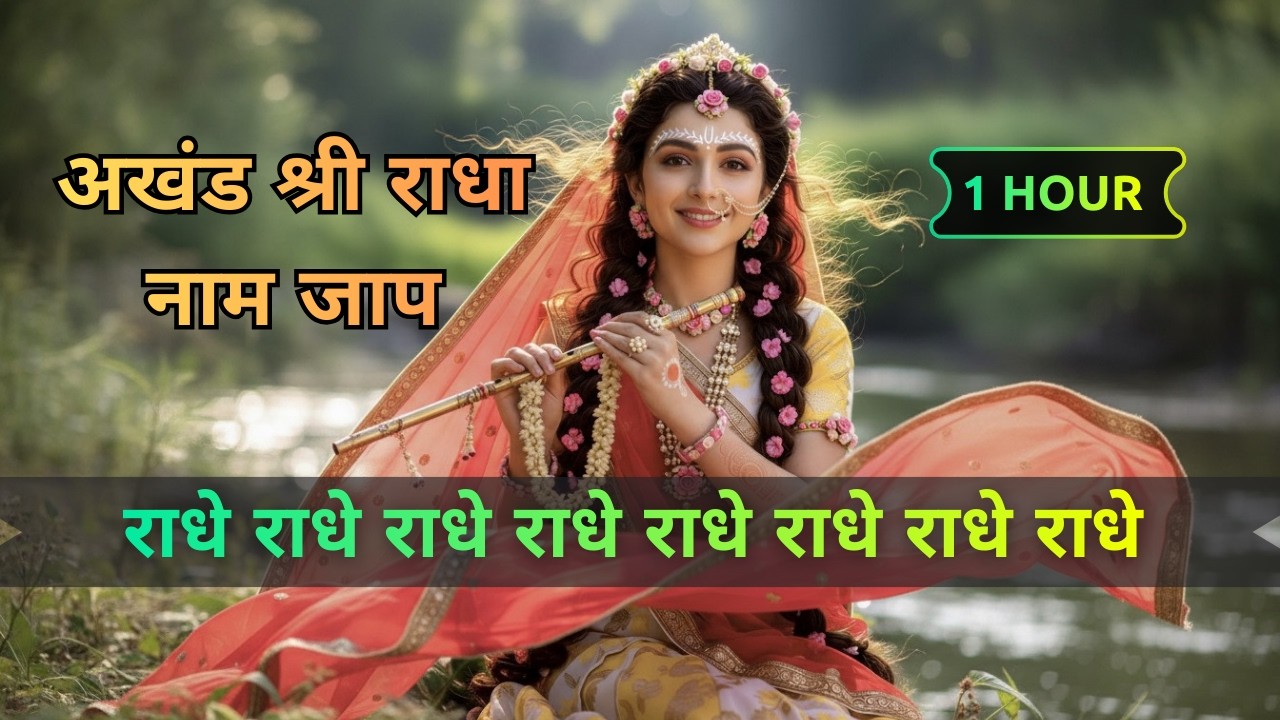 राधे राधे | Radha Rani Vrindavan Bhajan | 1 Hour Continuous Soothing Dhun for Inner Peace & Healing🦚