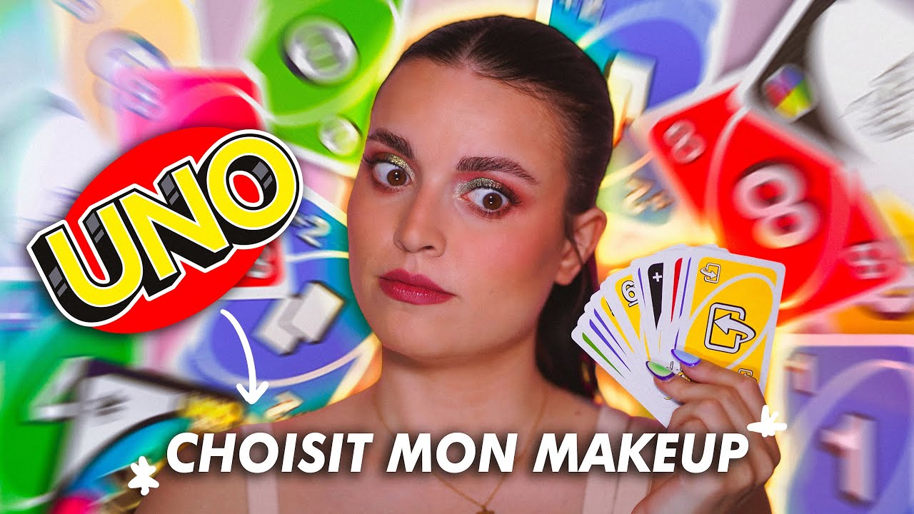 LE UNO CHOISIT MON MAKEUP ?? 🙄 (uno makeup challenge)