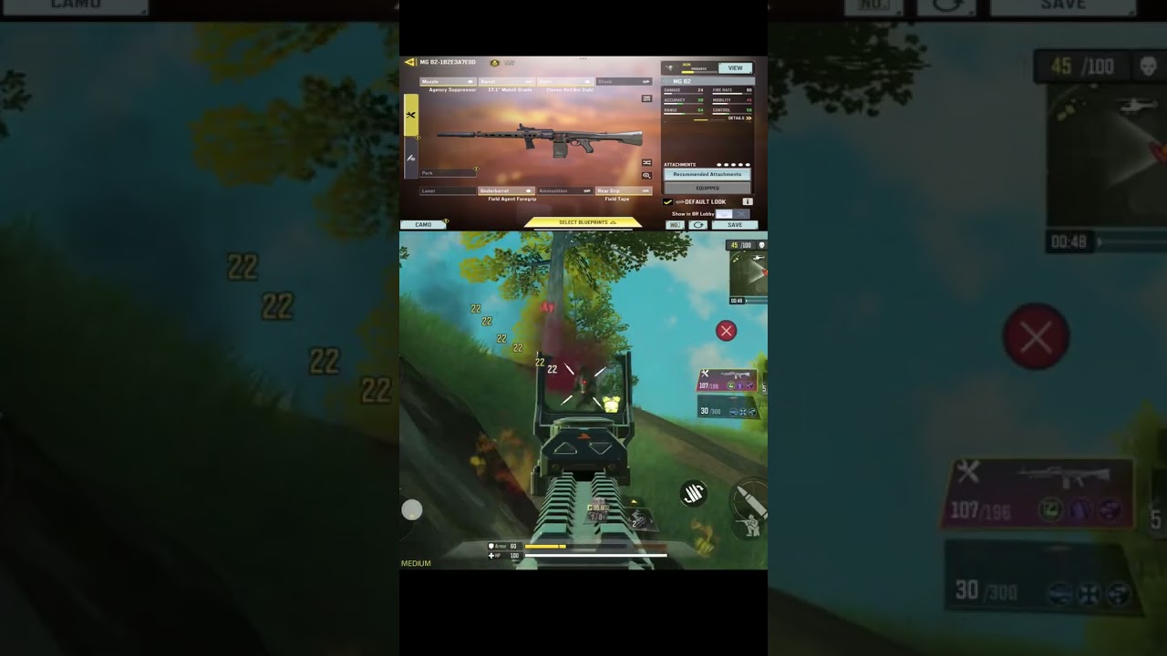 BEST MG 82 GUNSMITH CODM BR #shorts #codm #callofduty #callofdutymobile