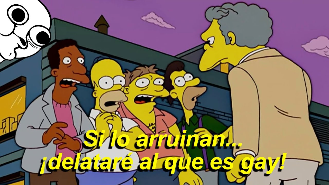 ¿Quién es el gay del grupo de amigos de Homero? (Los Simpson)