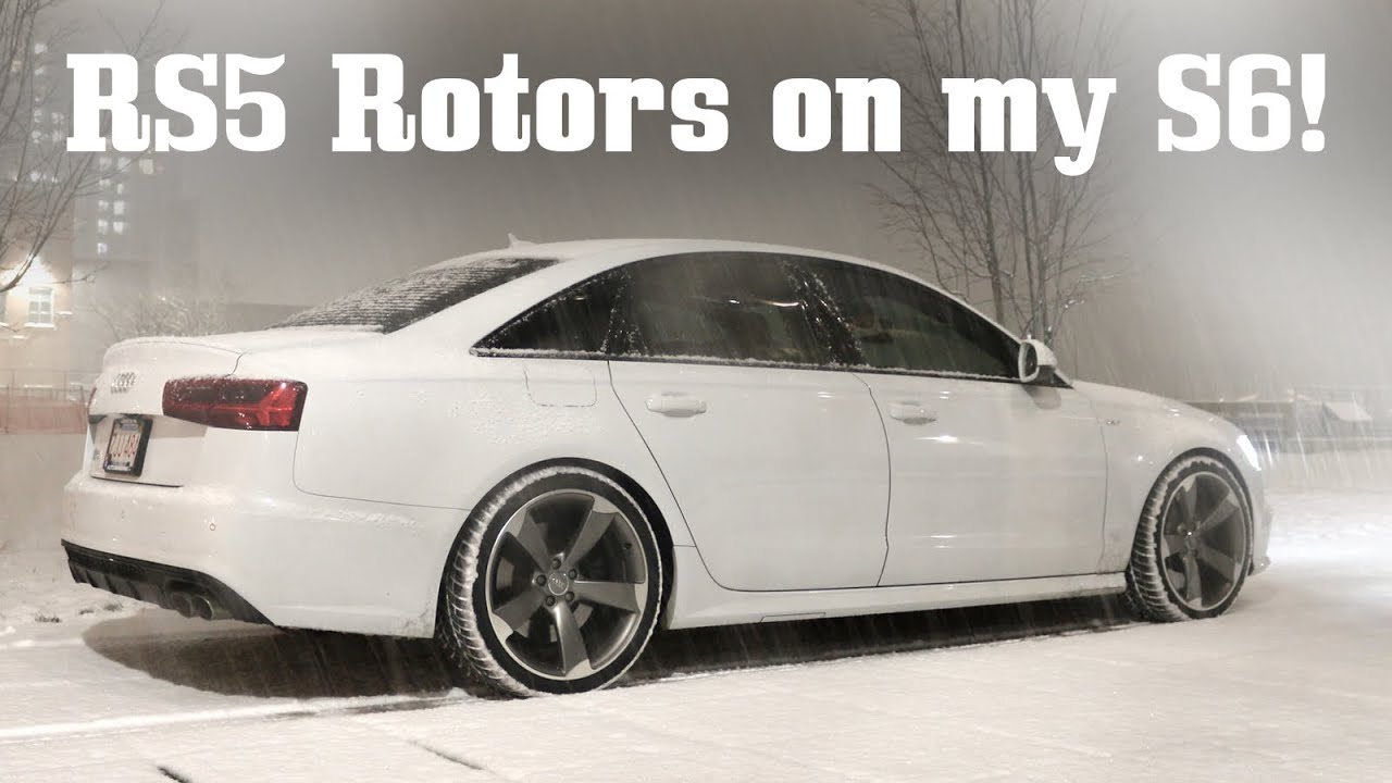 Ставлю роторы RS5 на мой C7.5 S6! (Зимняя настройка)