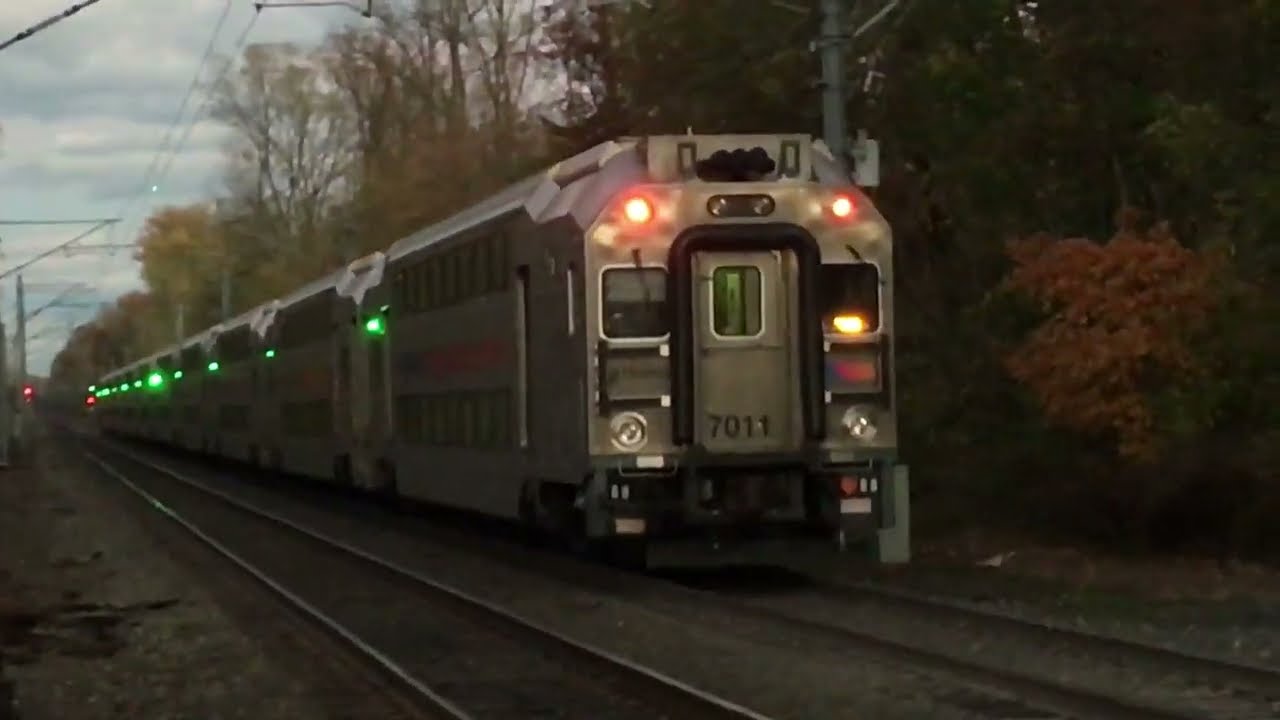 NJT North Jersey Coast Line: ALP-46 #4606 Leads Train #3255 w/ a nice K5LA through Hazlet Station