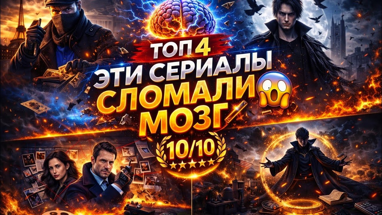 ЭТИ СЕРИАЛЫ ВЗОРВУТ ТВОЙ МОЗГ 😱 ТОП-4 ДЛЯ МАРАФОНА💥