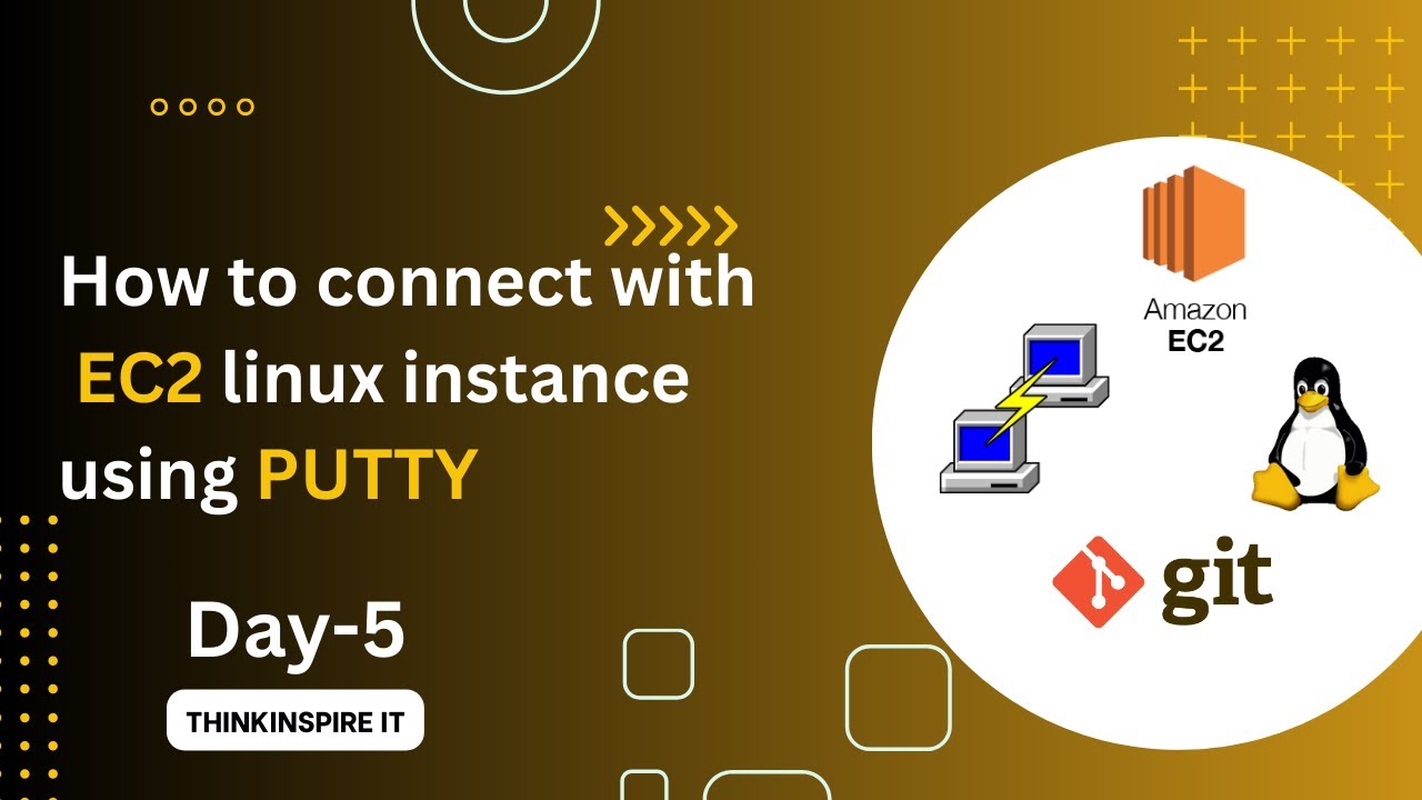 AWS DevOps Training Day-5 | EC2 | How to Connect with AWS EC2 Linux instance using Putty | #ec2 #AWS