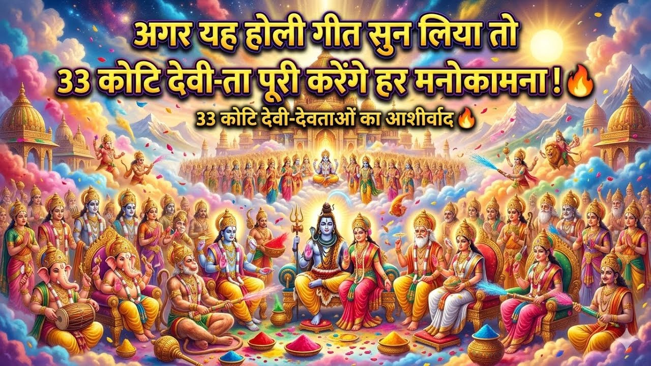 अगर यह होली गीत सुन लिया तो 33 कोटि देवी-देवता पूरी करेंगे हर मनोकामना! 🔥 | 