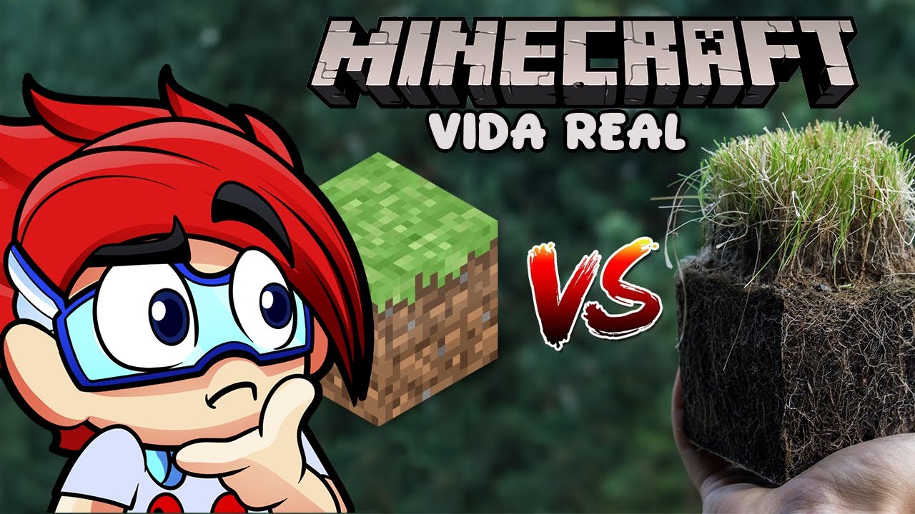 MINECRAFT vs VIDA REAL! | Luky REACCIONA a Minecraft