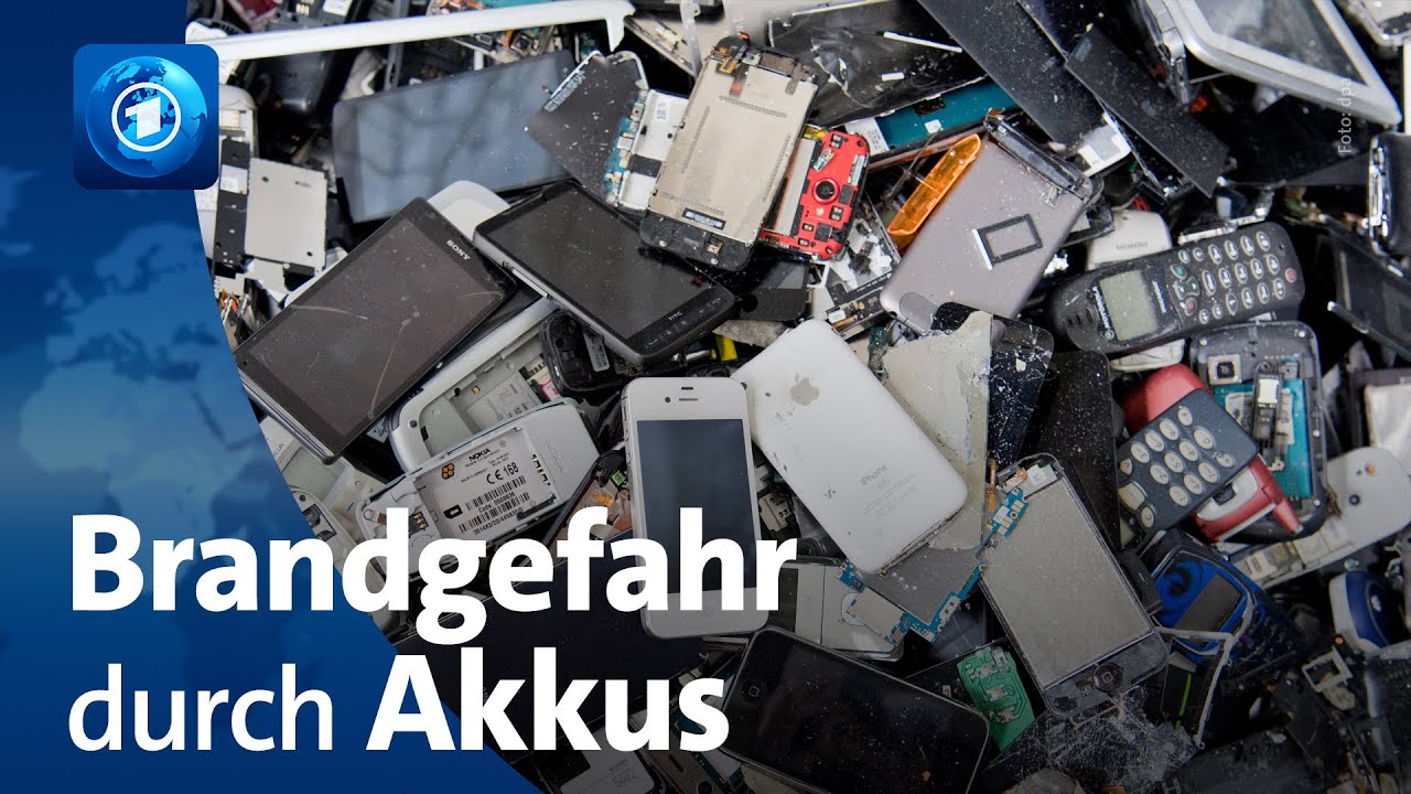Lithium-Ionen-Akkus: Brände in Müllentsorgungsbetrieben