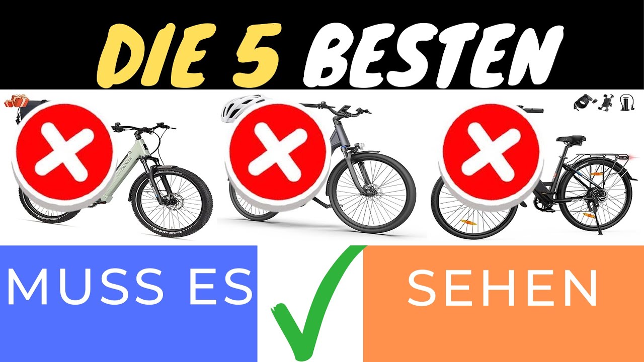 DIE TOP 3 E-BIKES FÜR 2025: TREKKING 28 ZOLL 750W 🚴‍♂️⚡️ | VERGLEICH & TESTS!