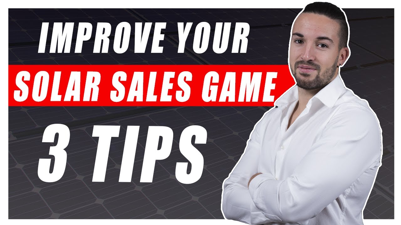 🚀TOP 3 Tips To Help You Improve Your Solar Sales Game From a Distance
