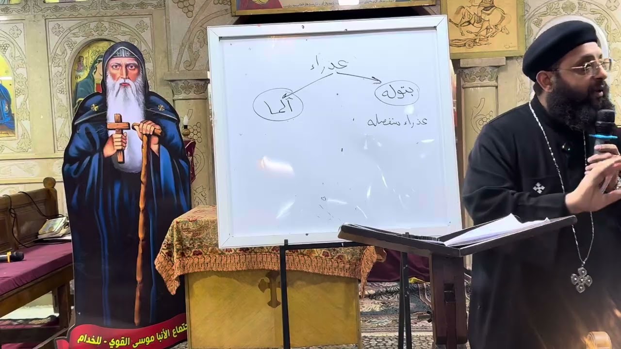السيدة العذراء فى المفهوم الارثوذكسي - القمص ناثان عبد الملاك
