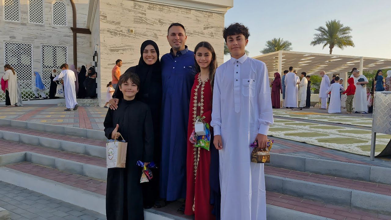 EID morning routine with HZHtube family