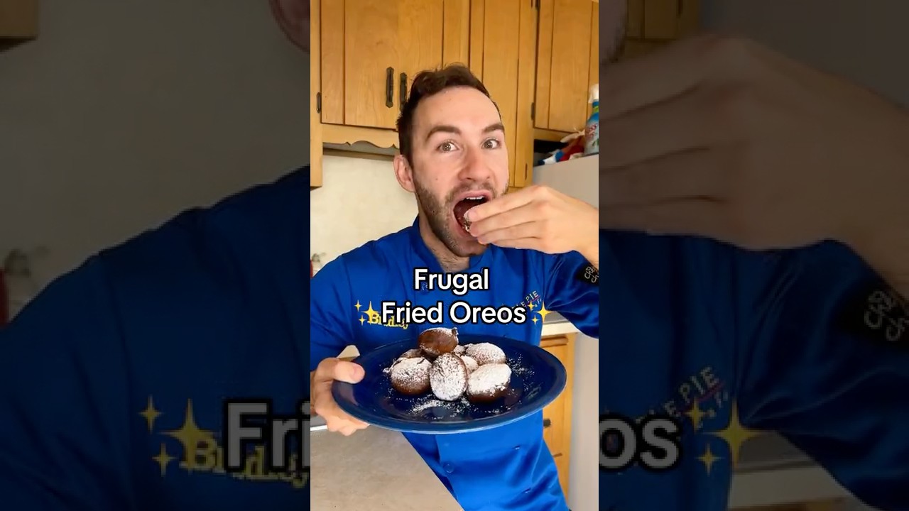 Бюджетная выпечка (жареные печеньки Oreo)