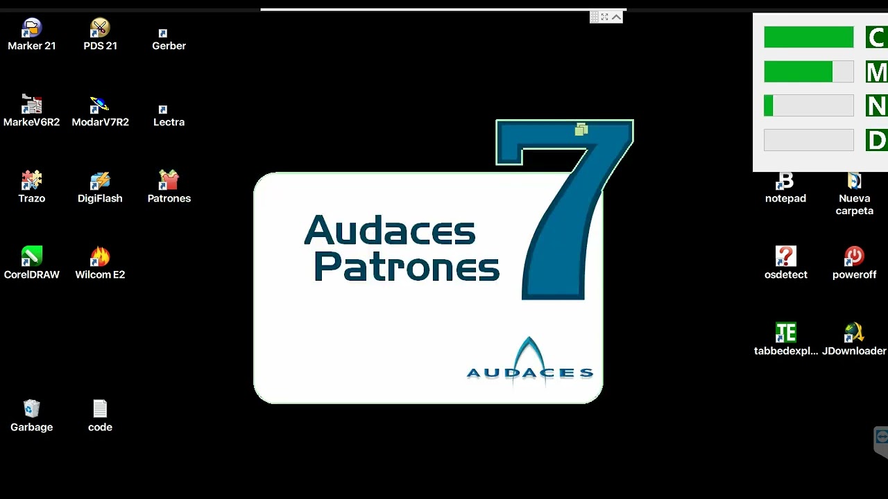 AUDACES  PATRONES A OPTITEX | CAMBIO DE FORMATO