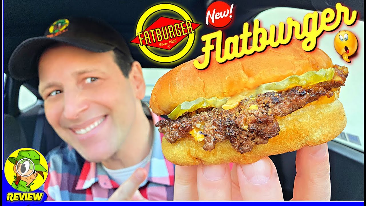 Fatburger® Flatburger Review 🍔🤏 TOO Thin or Just Right?! 🤔 Peep THIS Out! 🕵️‍♂️