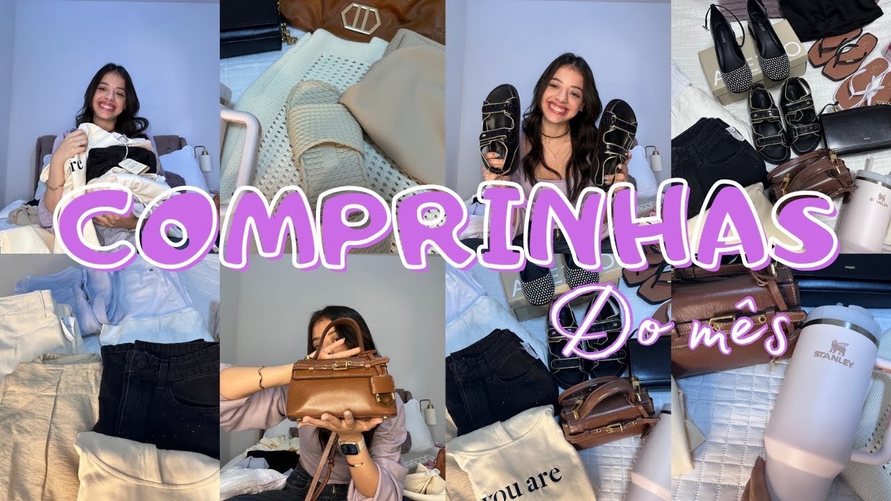 MINHAS COMPRINHAS DO MÊS! Roupas, bolsas e sapatos