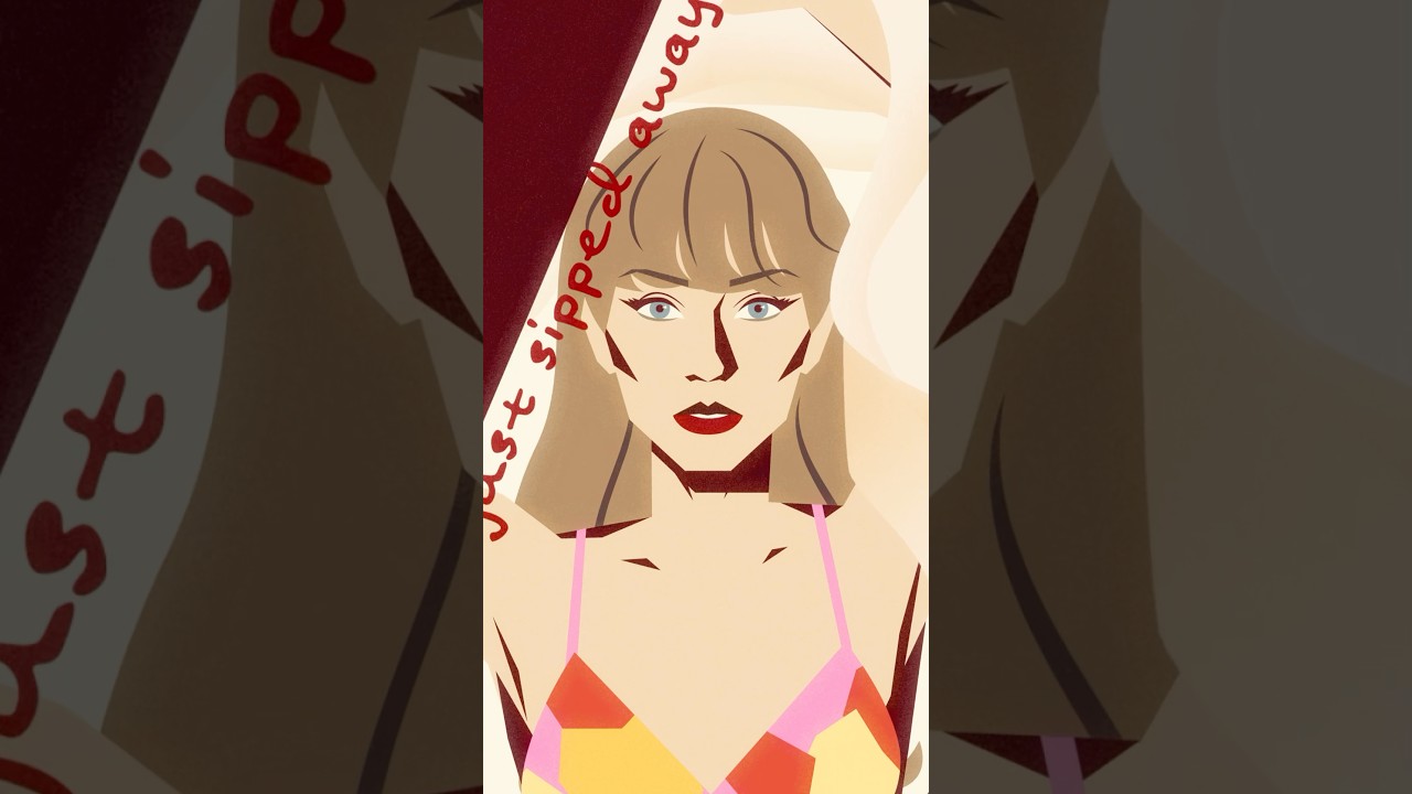 August Animation #taylorswift #august #2danimation #edit #aftereffects #lyrics #folklore