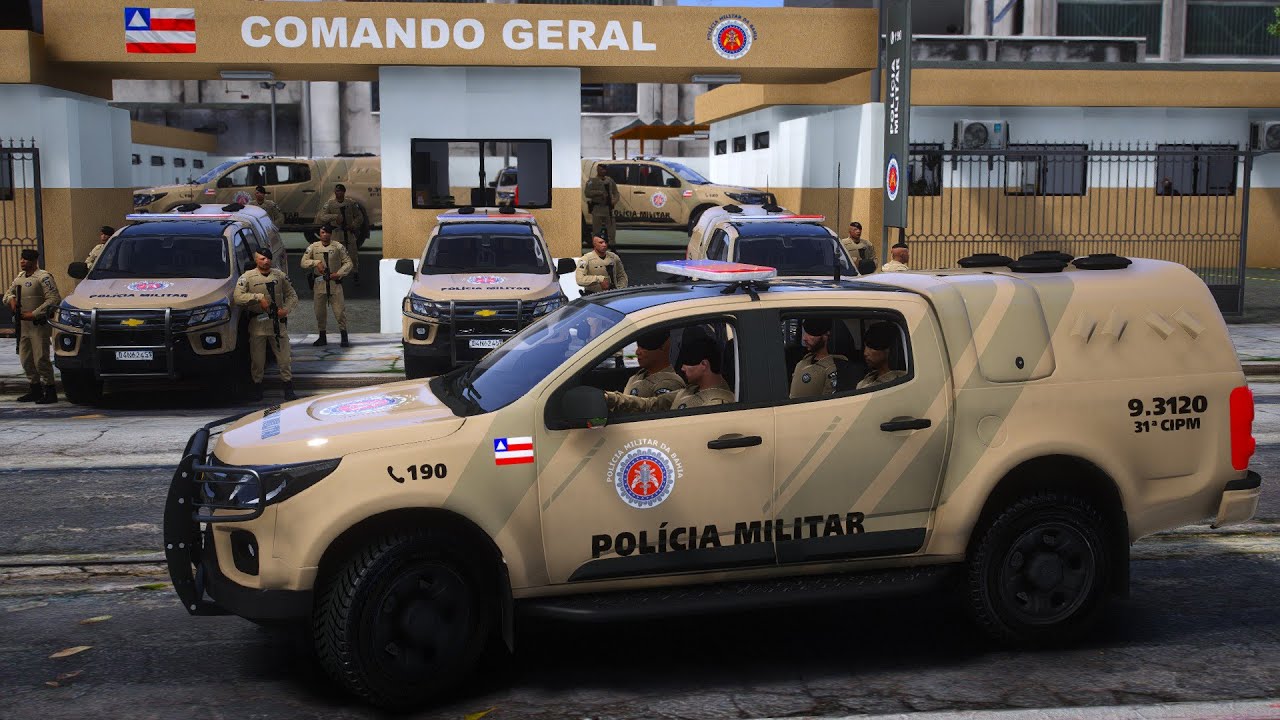PATRULHAMENTO TERMINA EM PERSEGUIÇÃO + PRISÃO PMBA | GTA 5 POLICIAL