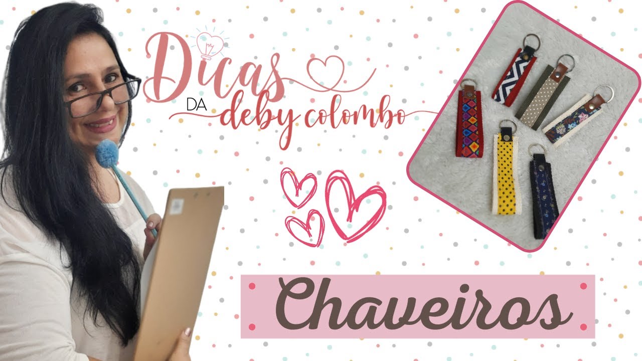 COMO FAZER CHAVEIROS COM ALÇA
