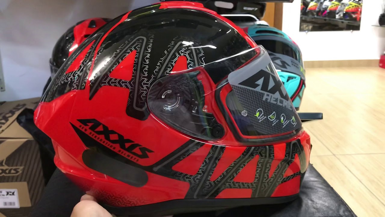 Review Capacete Axxis Dekers vermelho brilhante