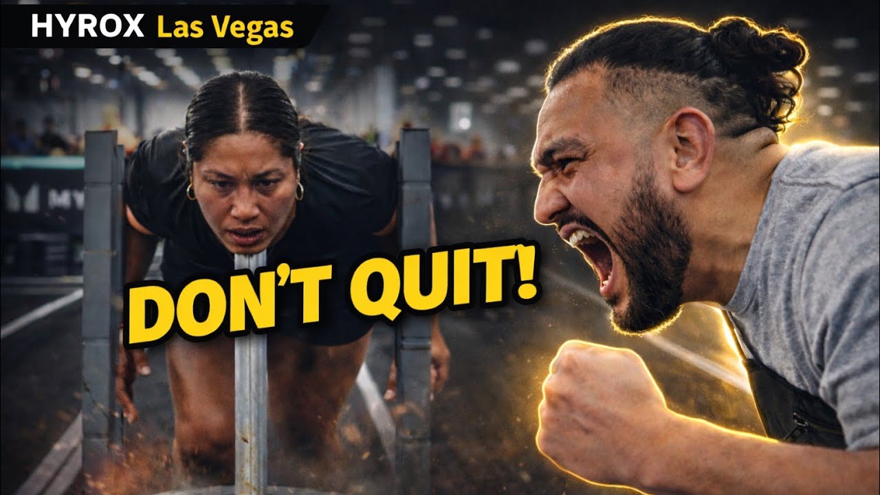 Наблюдать за тем, как моя жена крушит HYROX в Лас-Вегасе, было просто БЕЗУМНО.