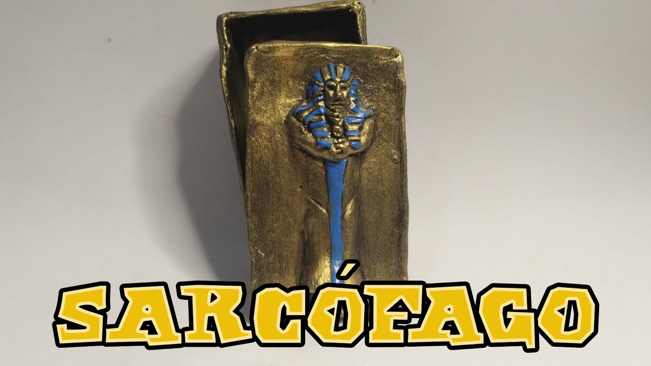 Miniaturas de RPG: Faça Você Mesmo um Sarcófago Egípcio