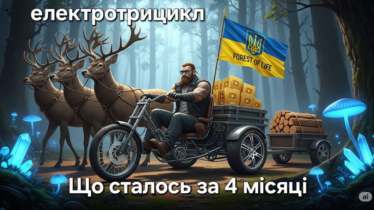 Електротрицикл Fada Бізон 4 місяці у користуванні #трицикл #скутер #мопед #муравей forte dozer