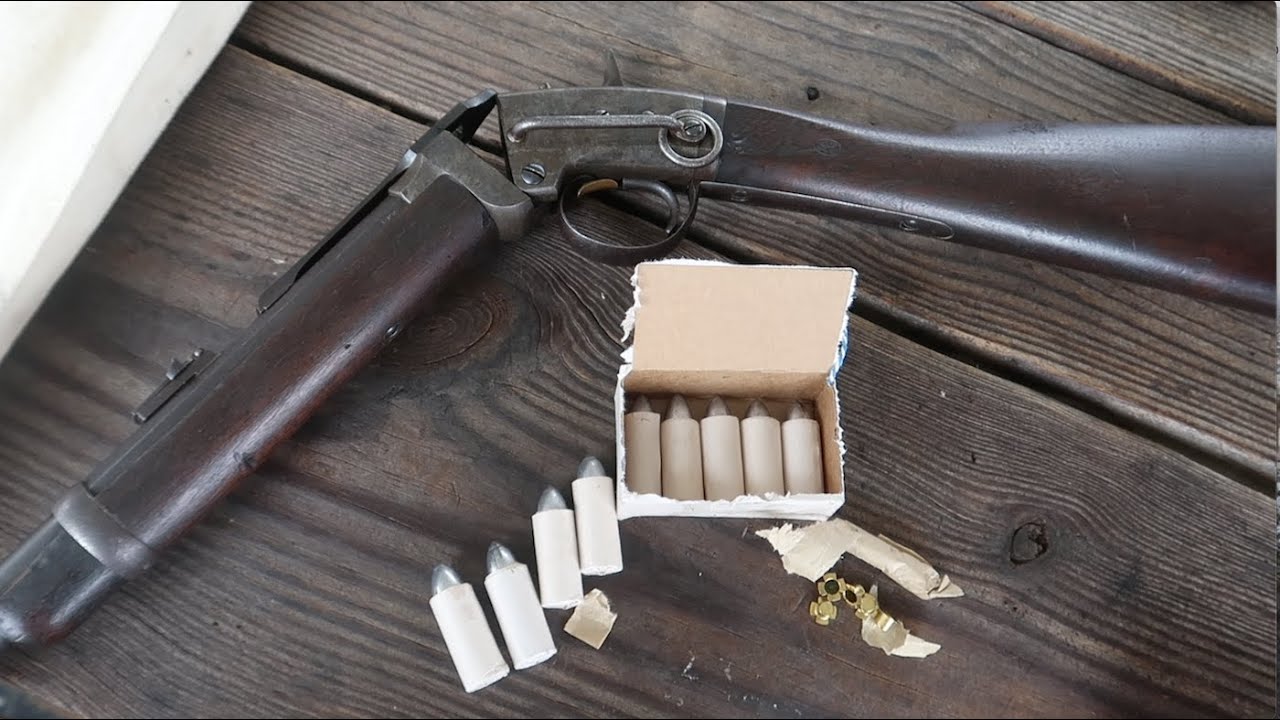 Original Smith Carbine with authentic cartridges