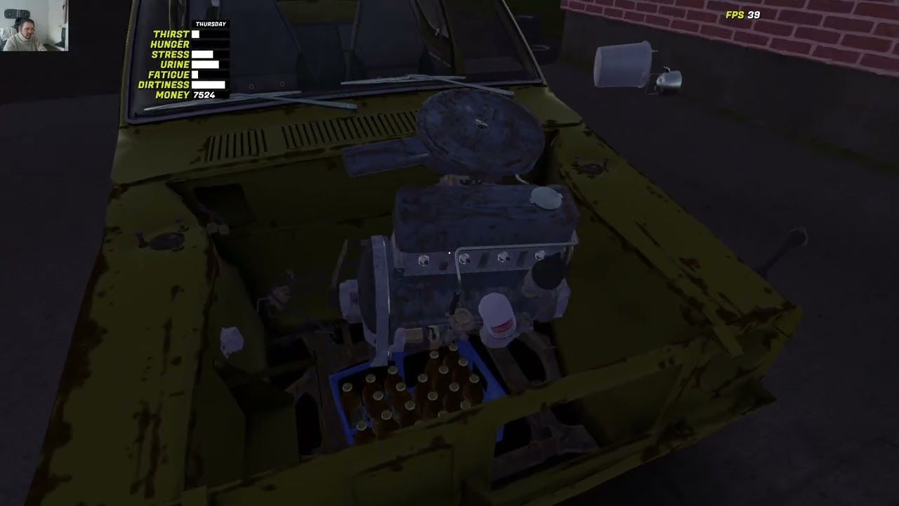 My summer car Satsuman kasaus jatkuu ja jouduin  juoppokuskiksi K1J8