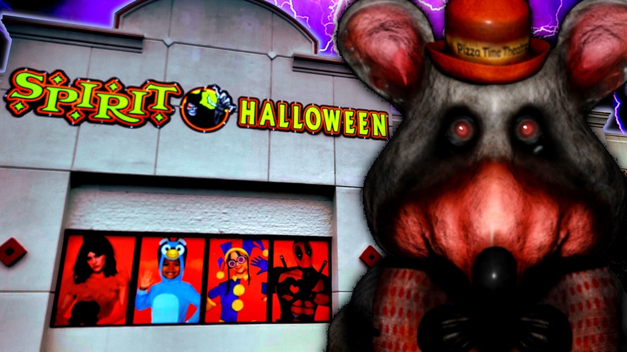 WOW Spirit Halloween in Abandoned Chuck E Cheese Mansfield OH 2024! | Halloween 2024