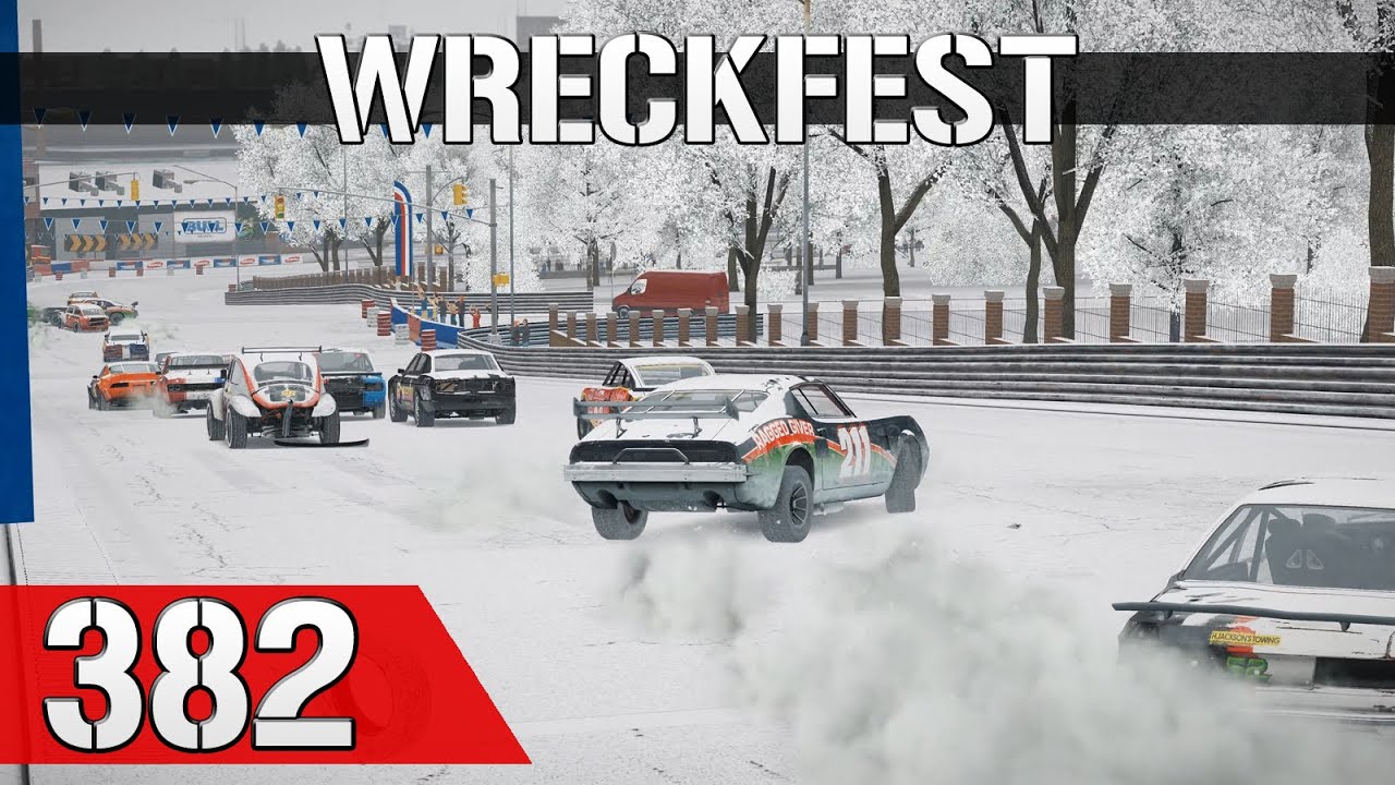 Let's Play Wreckfest #382 - Snow Race & Snowball Run