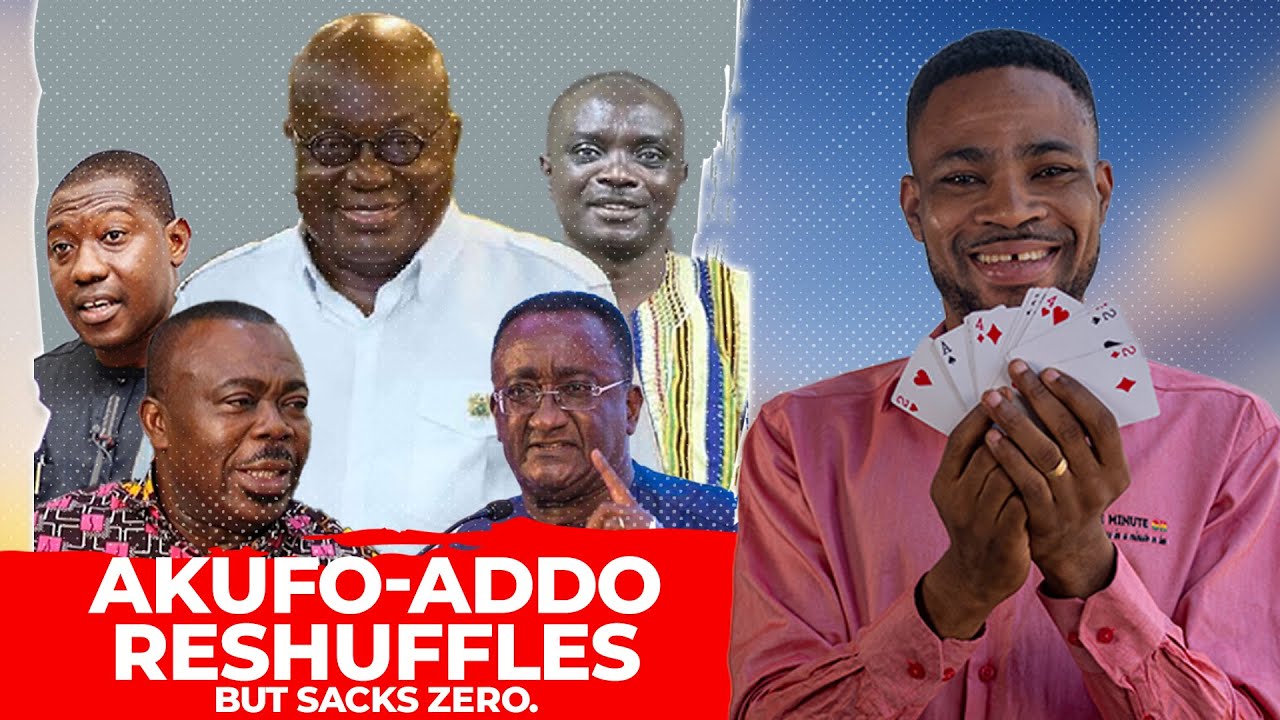 Akufo Addo reshuffles but sacks zero