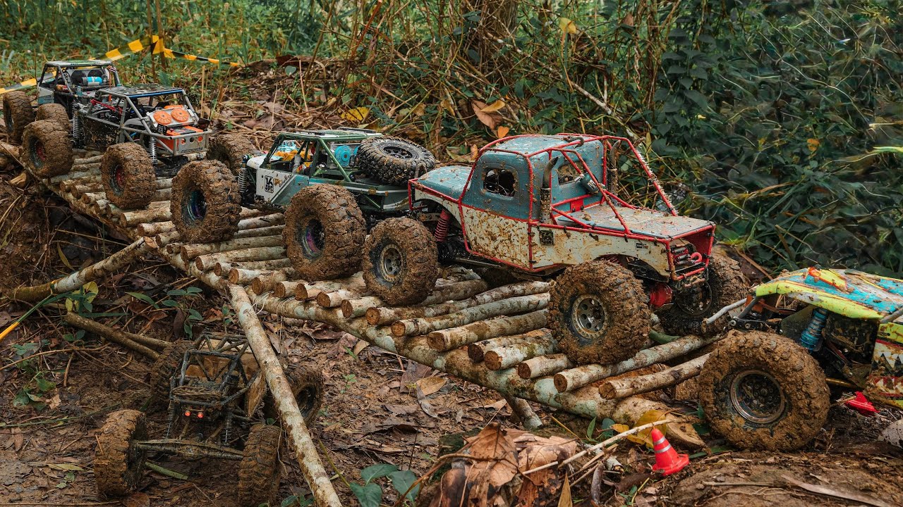 Fun Trailing Offroad Tenggarong Batch #3 Part 2/2 RC Adventure 1/10 Scale Indonesia Borneo RGT SCX10
