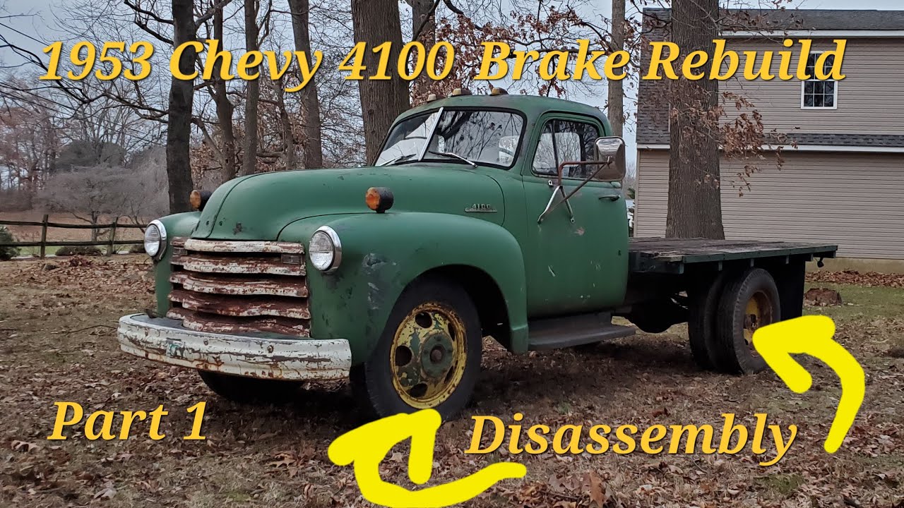 1953 Chevy 4100 Brake Restoration Part 1 Disassembly