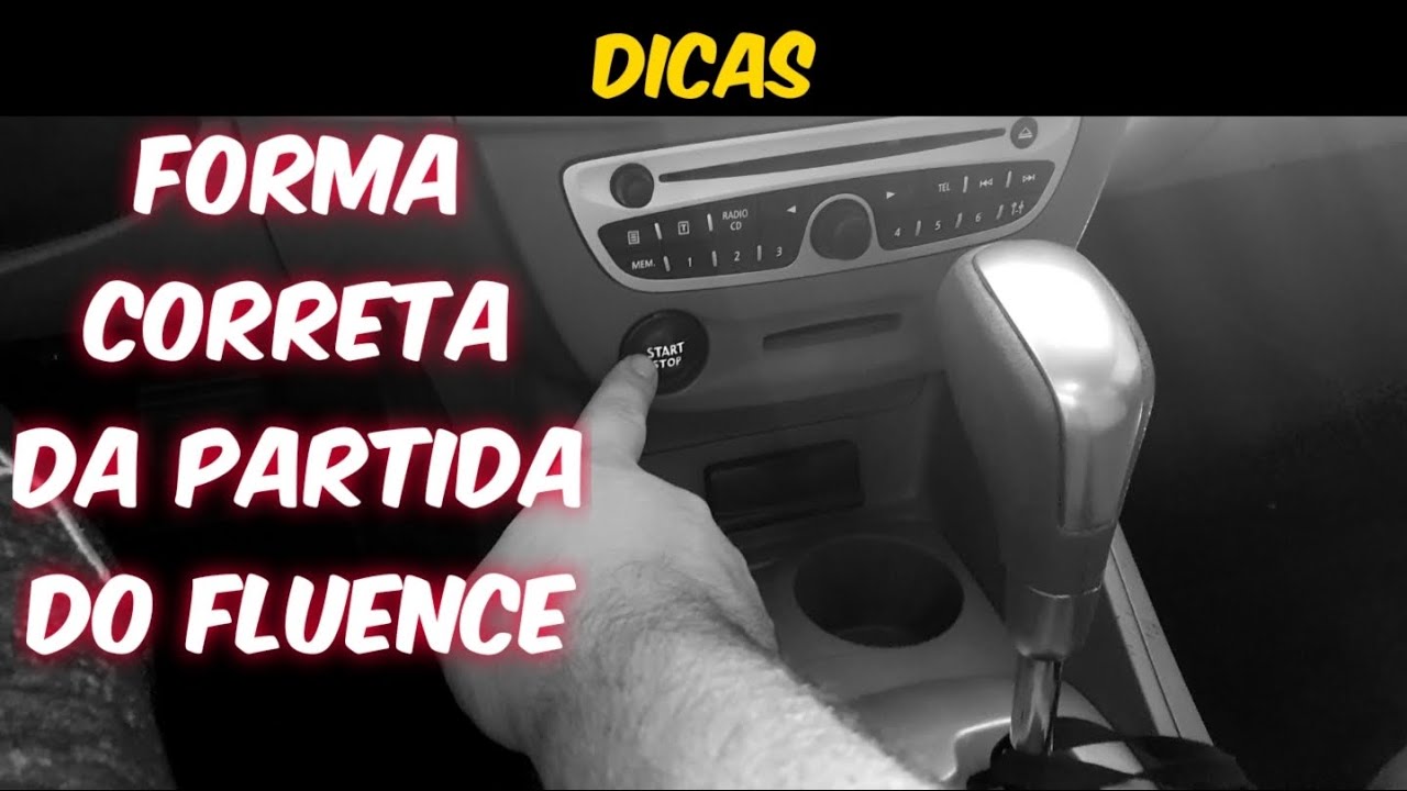 Como dar a partida no Fluence - forma correta e sobre partida no etanol