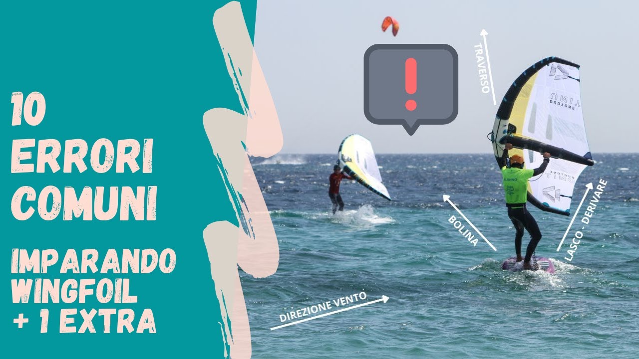 10 ERRORI COMUNI IMPARANDO WINGFOIL + 1 EXTRA!!