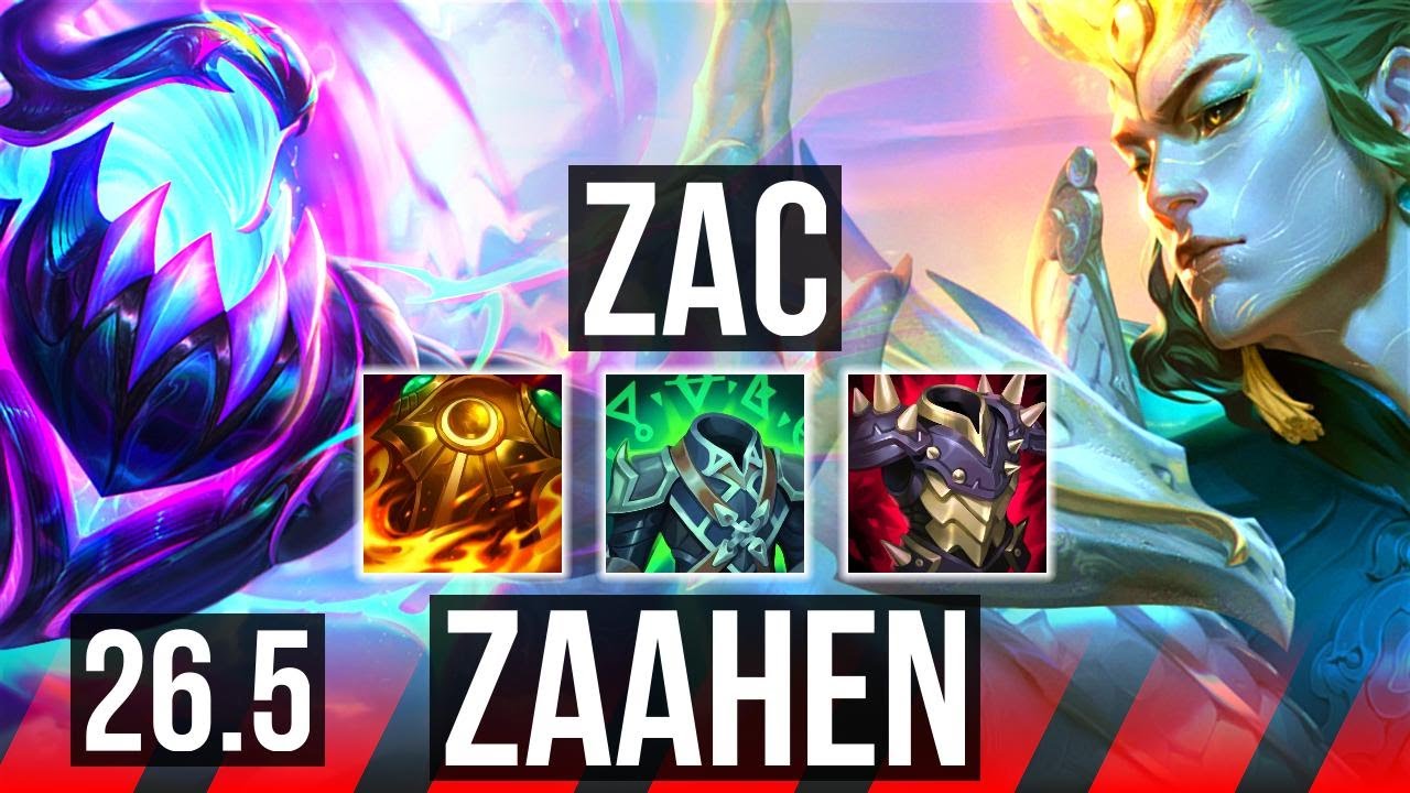 ZAC vs ZAAHEN (TOP) | EUW Master | 26.5