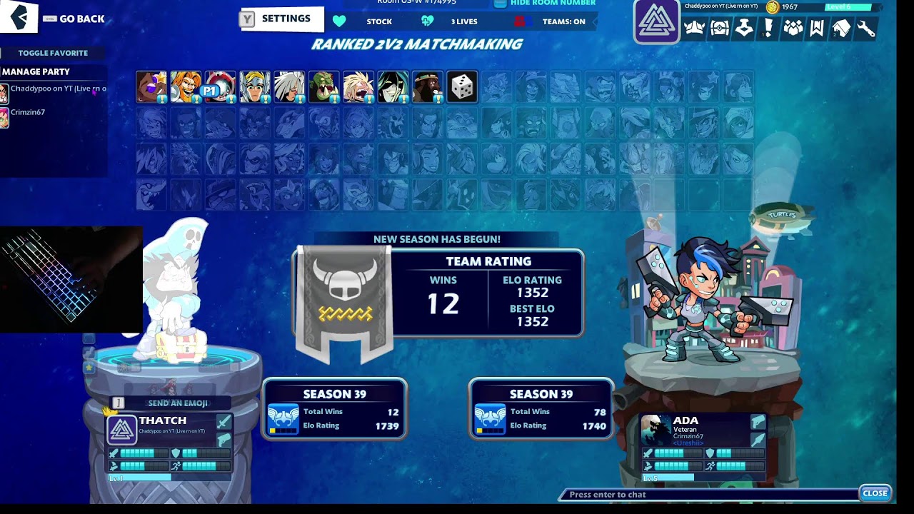 Brawlhalla grind and WOW if i get owned!