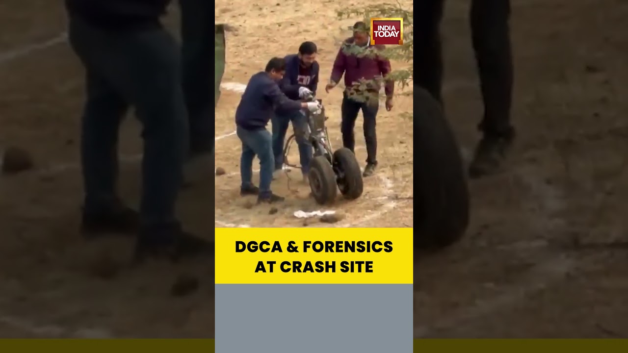 Ajit Pawar Plane Crash: Wreckage, Smoke & Debris Crash Site | DGCA & Forensics Probe Flight Tragedy