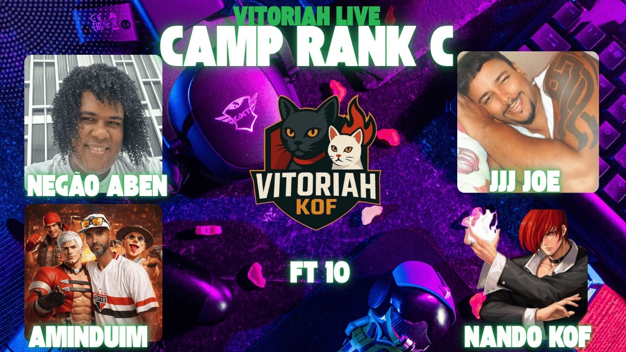 VITORIAH LIVE:CAMPEONATO NIVEL C NEGÃO ABEN VS JJJ JOE/ AMINDUIM VS NANDO KOF 98