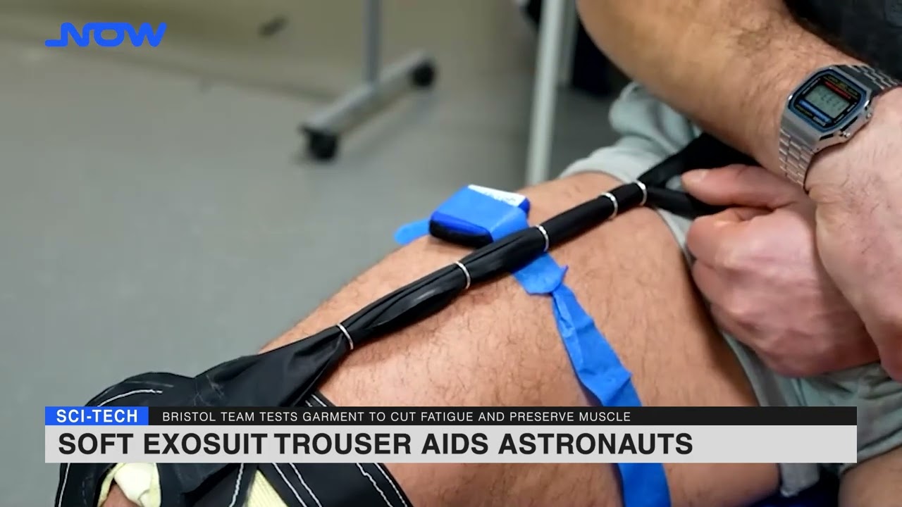 Soft exosuit trouser aids astronauts