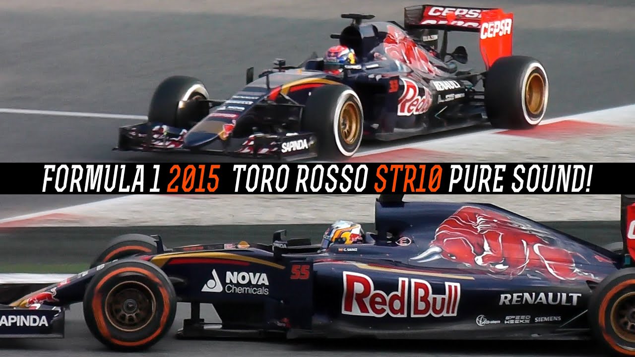 Formula 1 Sound - Toro Rosso Pre-season testing in Barcelona Circuit