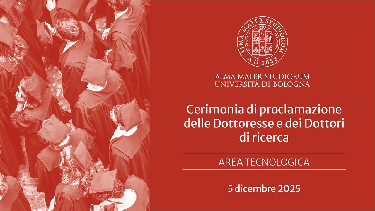 Cerimonia di proclamazione delle dottoresse e dei dottori di ricerca | Liv del 5/12/2025